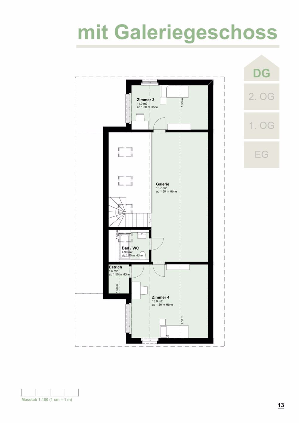 Moderne 5.5-Zimmer-Wohnung mit Galeriegeschoss in Herzogenbuchsee - Bild 6