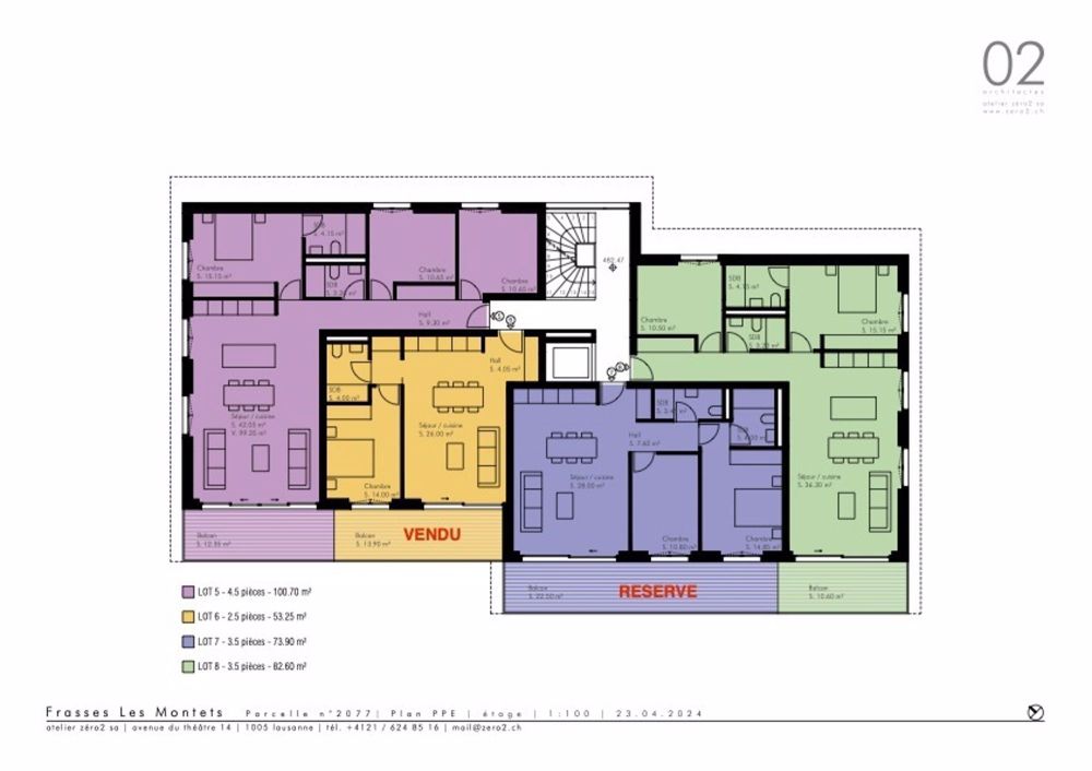 Estavayer / Frasses Wohnung 4,5 Zimmer mit Balkon Baustelle geöffnet! - Bild 3