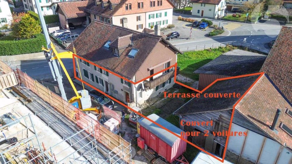 Villars-le-Terroir: DUPLEX 4,5 Zimmer und Büro von 143 m2 mit Garten und schöner überdachter Terrasse. ENTHÄLT Abdeckung für 2 Autos - Lot A1 - Bild 2