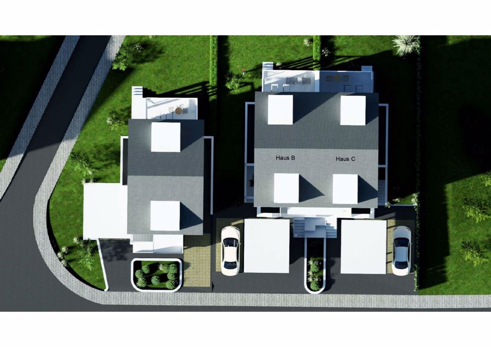 Grosses Neubau DEFH (Haus B), 6.5 Zi., Garten, 3 Nasszellen, sep. WC, Carport & Aussenparkplatz - Bild 2