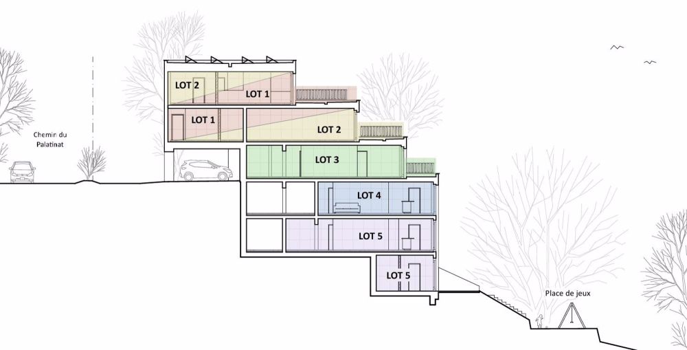 Duplex de standing en terrasse à Fribourg - Bild 6