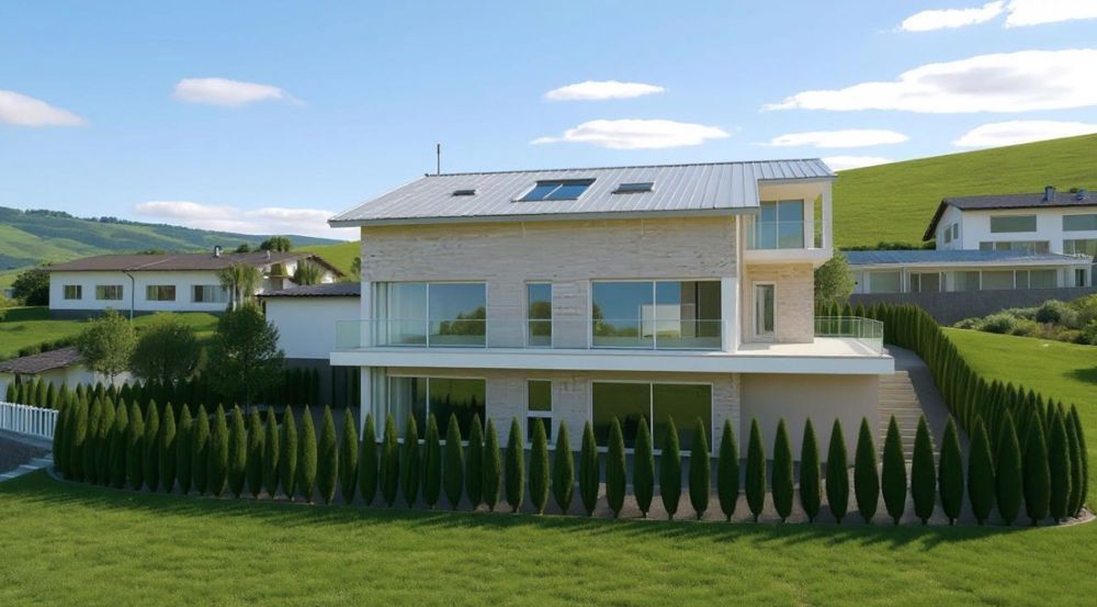 Neubau Terrassen- Einfamilienhaus/Doppelfamilienhaus an begehrter Lage - Bild 1