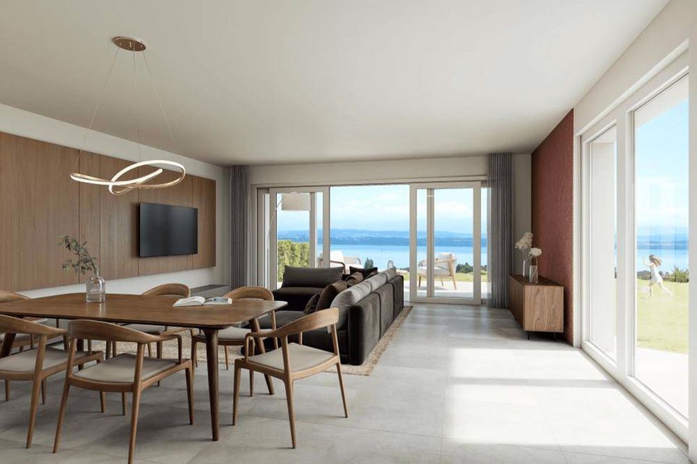 Prästigöse Villen mit See als Horizont - Bild 1