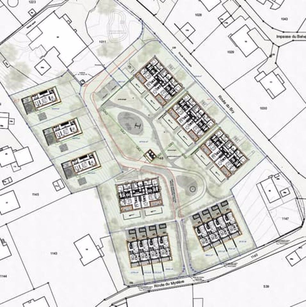 Permis délivré! Appartements de 4.5 pièces - Plan de situation