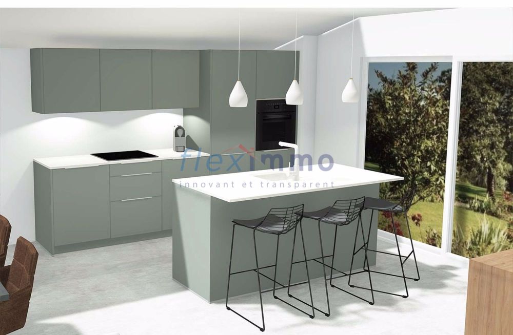 Magnifiques Duplex-Wohnung mit Balkon und großer Terrasse - Cuisine - Image non contractuelle