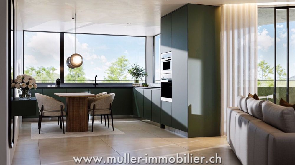 Appartements in Romont - Blick, Sonne und Wohngebiet - Bild 3