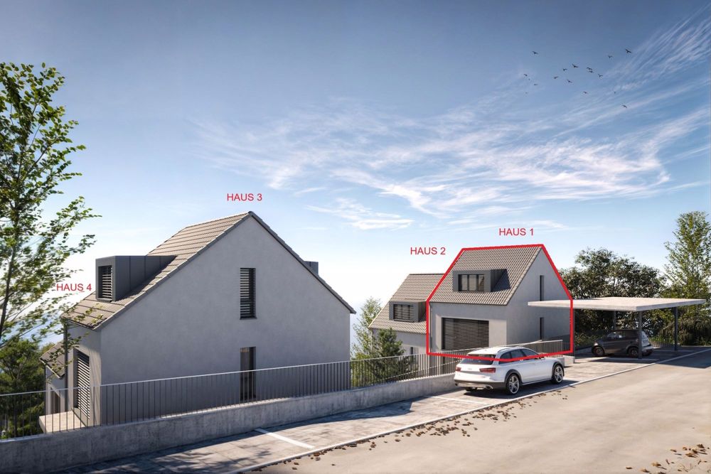 Neubau Mosermattstrasse mit vier 5.5-Zimmer-Doppelhäuser (Haus 1) - Bild 1