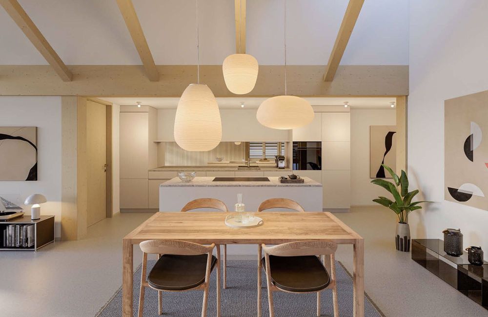 Charmante 2.5-Zimmer-Wohnung mit Balkon und Raumhöhe bis 4.25?m - Bild 1