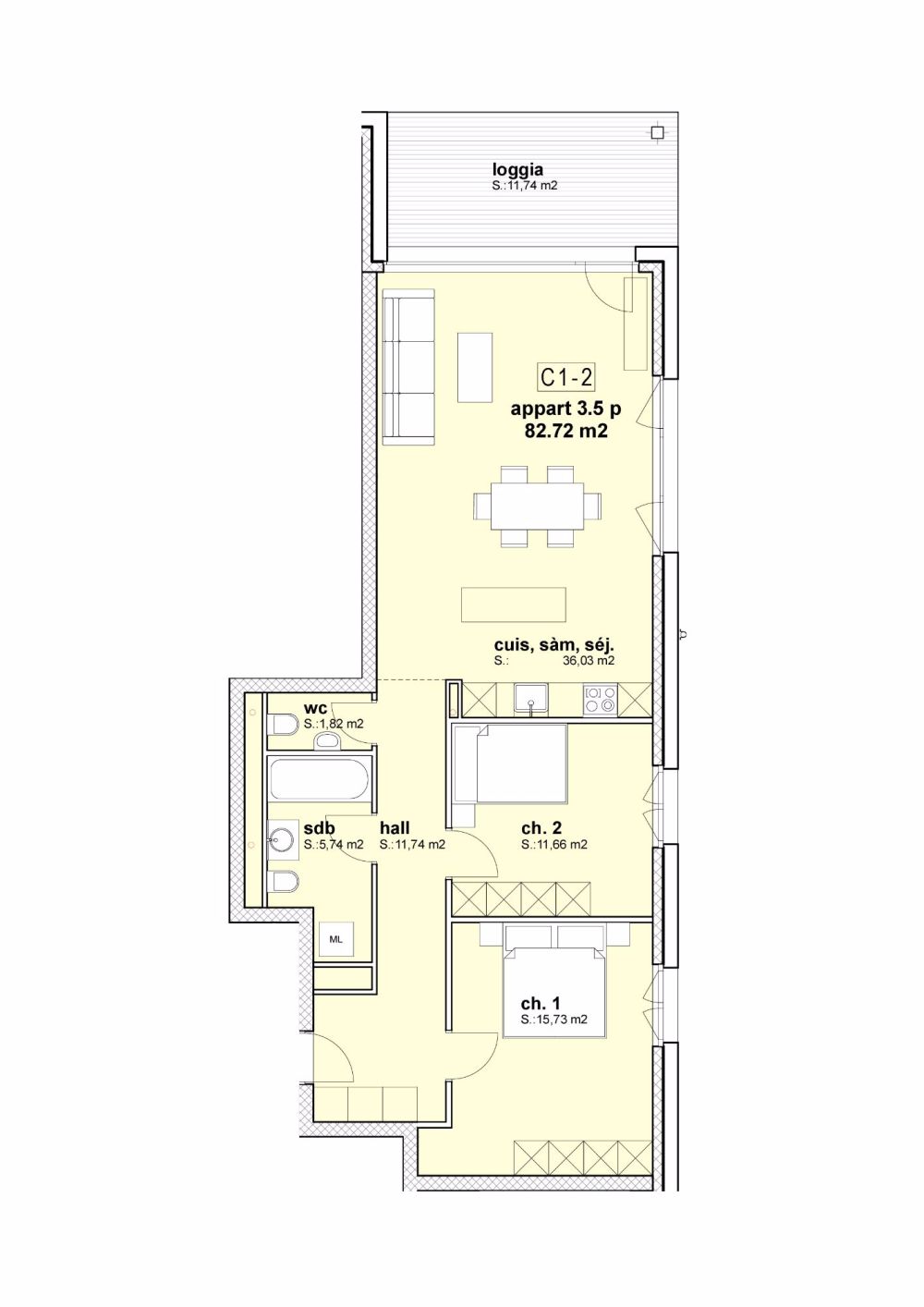 Appartement mit 4,5 Zimmern und Panoramablick in Farvagny-le-Grand, Südwesten - Bild 5