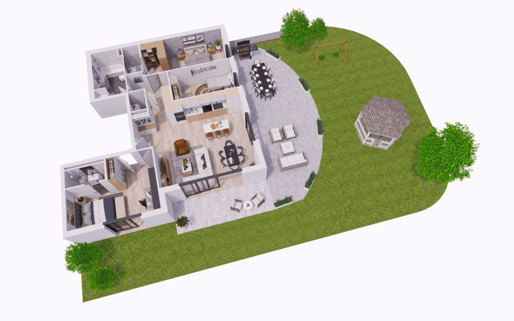 CHARDONNE - GROSSES 5.5 ZIMMER MIT GARTEN UND SCHÖNER SEESICHT - Bild 5
