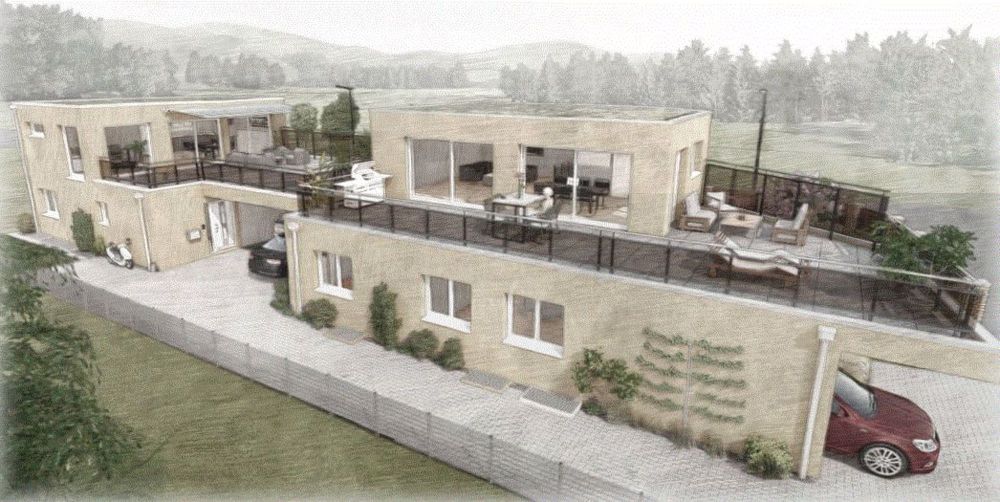 Neubau-Einfamilienhaus mit Weitsicht, Licht und Raum zum Leben - Bild 1