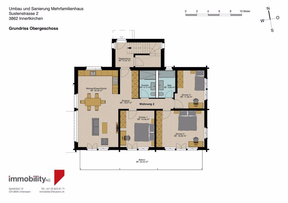 Total Sanierte 4.5-Zimmerwohnung (Obergeschoss) - Bild 2