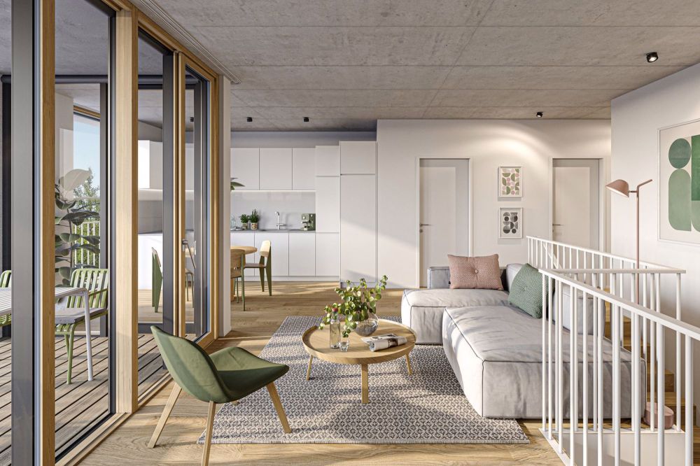 NEUBAU: Moderne 4.5-Zimmer-Gartenwohnung W3 mit Minergie-Standard in Oberwil - Bild 2