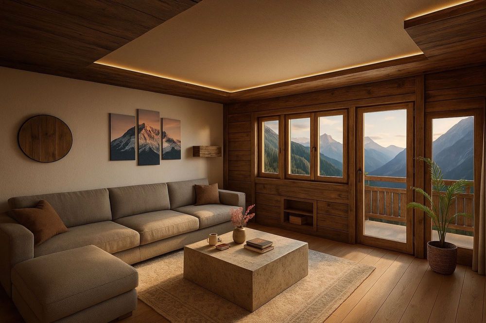 Moderne Studio im Erdgeschoss in Evolène - Bild 7