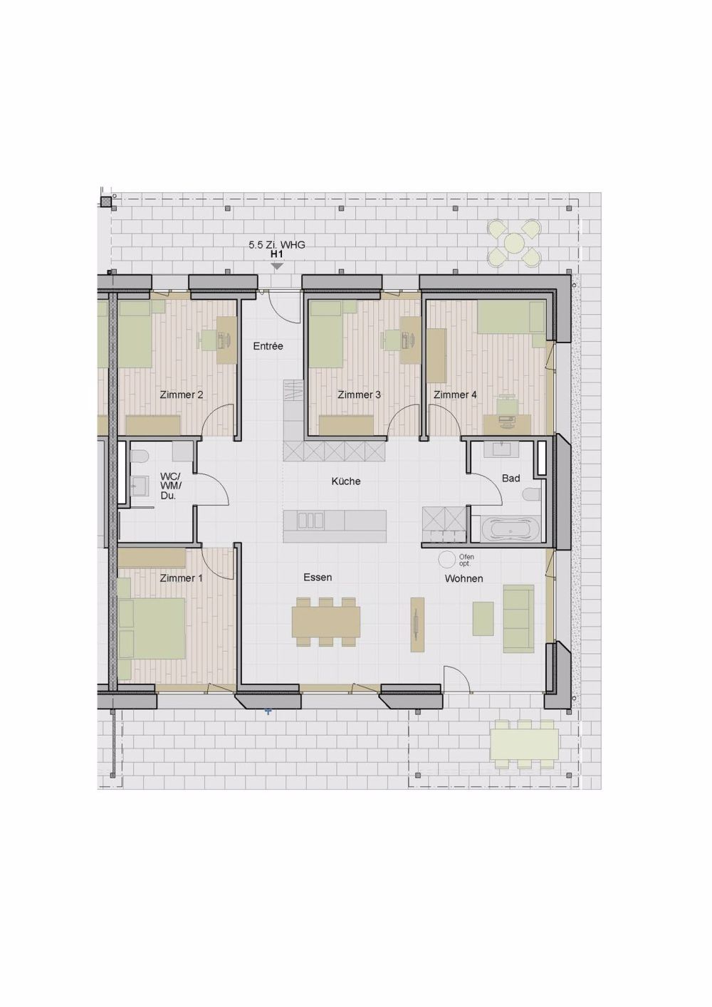 5 1/2 Zimmer-Eigentumswohnungen EG oder DG mit Fernsicht in Seedorf! - Bild 4