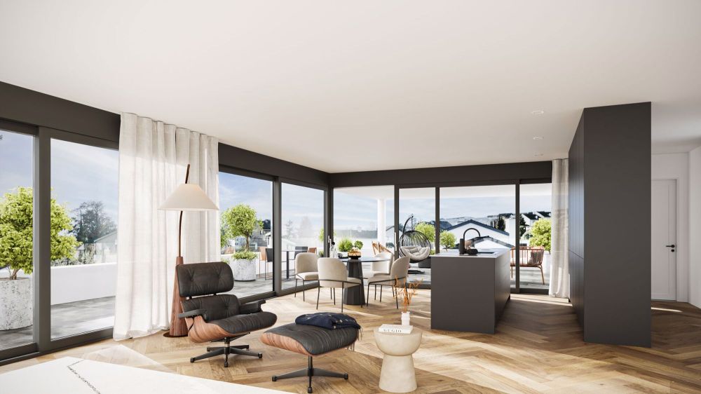 Wohnen über den Dächern von Oberwil - Attikawohnung W5 - Bild 2