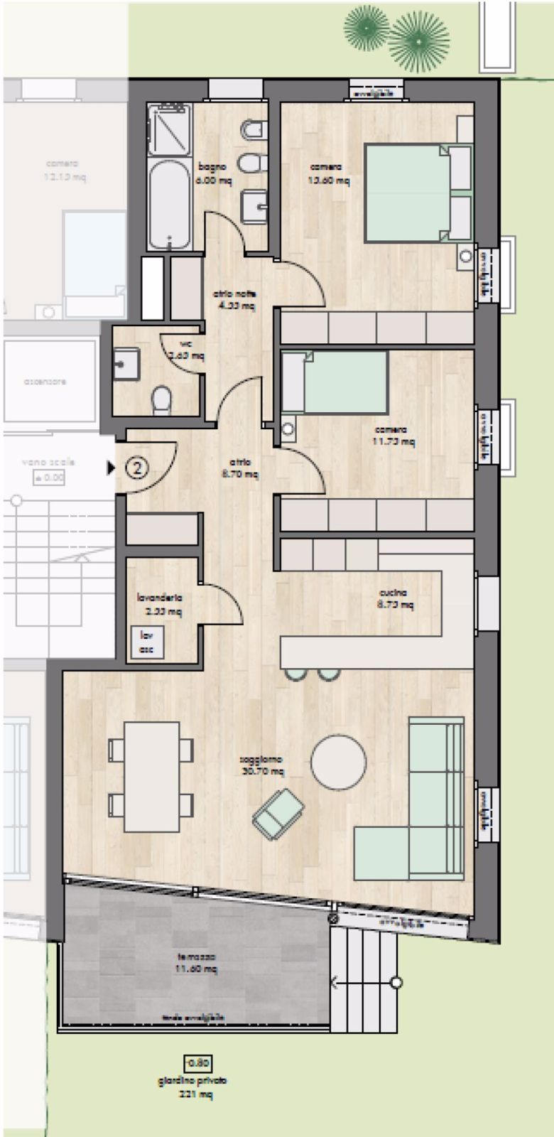 Neubau - 3.5-Zimmer-Wohnung mit Garten - Bild 2