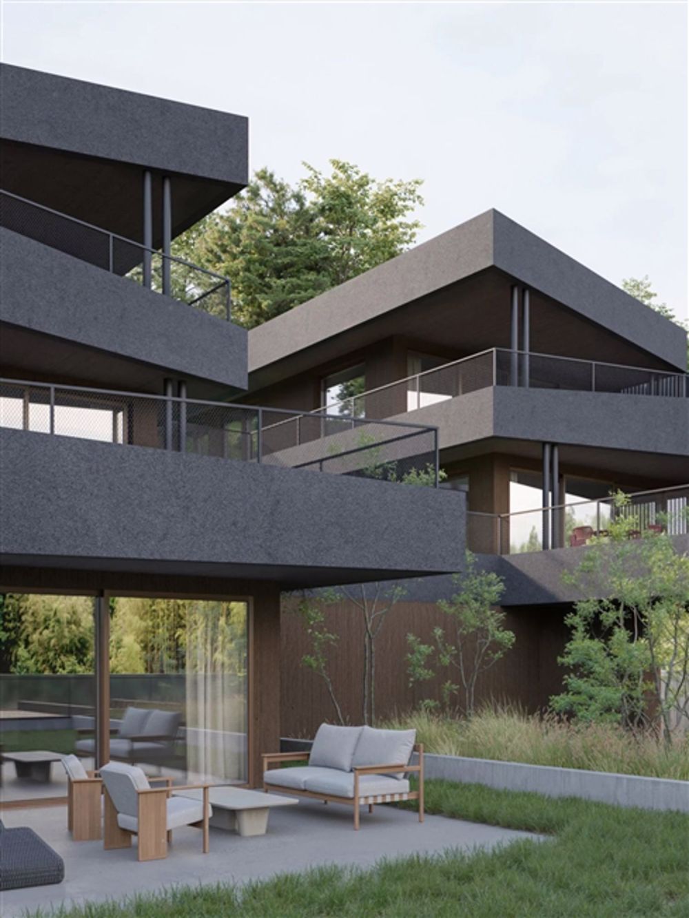 Savièse 17 neue Wohnungen mit Panoramablick, im Herzen einer luxuriösen, umweltfreundlichen Residenz - Bild 8