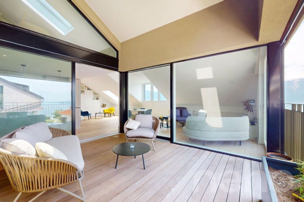 Superbe duplex en attique avec terrasse et vue panoramique - Bild 3