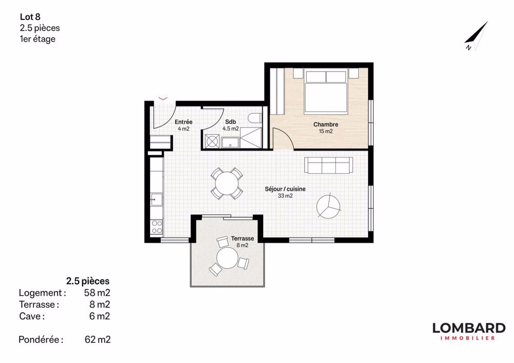 Neue 2.5-Zimmer-Wohnung im 1. Stock - Bild 6