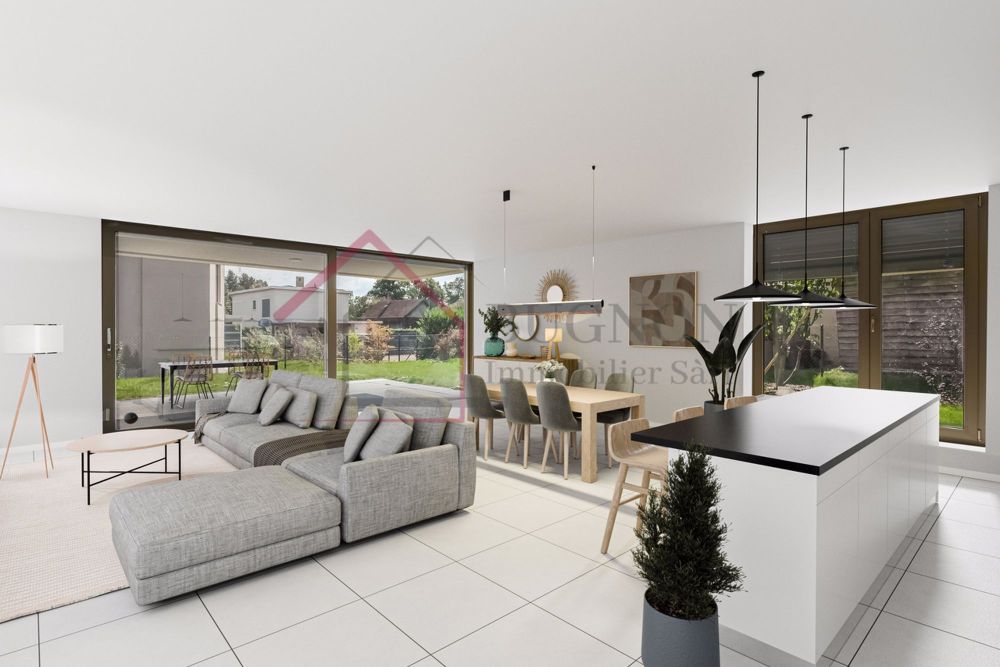 Appartement PPE mit 4,5 Zimmern, 128 m2 PPE, mit eigenem Garten - Pièce de vie