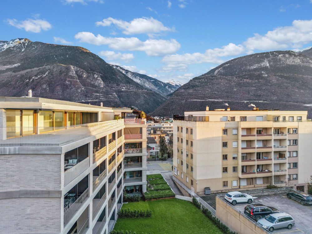 Zentrum von Sierre, 4,5 neu mit Balkonen - Bild 1
