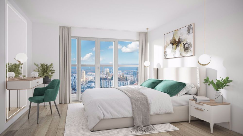 Letzte Chance! Nur noch 2 Apartments mit 2,5 Zimmern in ganzem Projekt verfügbar. Lassen Sie diese Gelegenheit nicht verpassen! Apartment mit 2,5 Zimmern im 11. Stock, westlich ausgerichtet mit Blick auf Beaumont - Bild 2