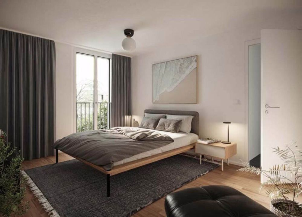 Moderne 4 1/2-Zimmer-Wohnung im Xaver-Areal - Schlafzimmer