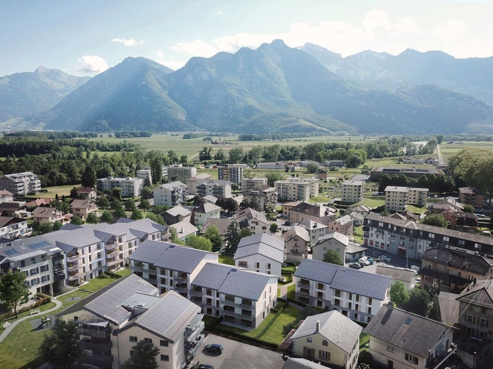 Vouvry – Prächtiges 2.5-Zimmer-Wohnung – Erdgeschoss – Neubau - Lot B1.04 - Bild 13