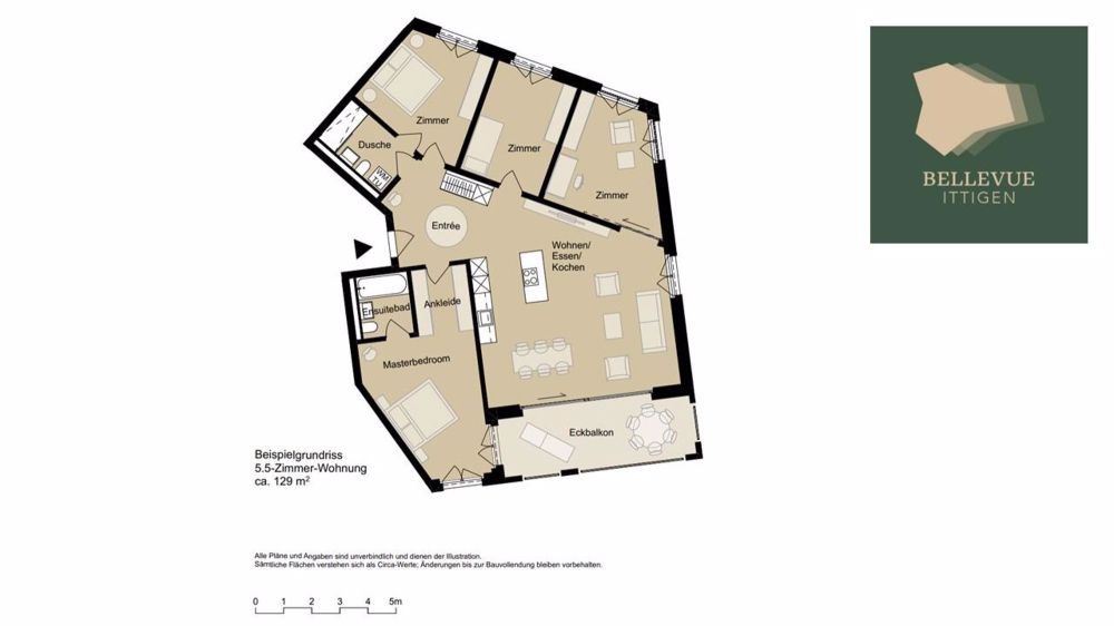 Jetzt vormerken: Hochwertige Eigentumswohnung mit 5.5 Zimmern - Bild 3
