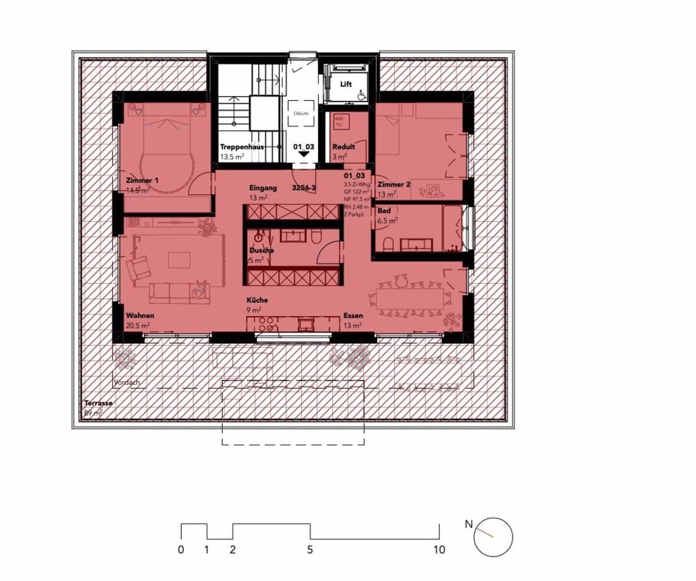 NEUBAUPROJEKT Moderne 3.5-Zimmer-Wohnung in ruhiger Lage von Muri bei Bern - Bild 7