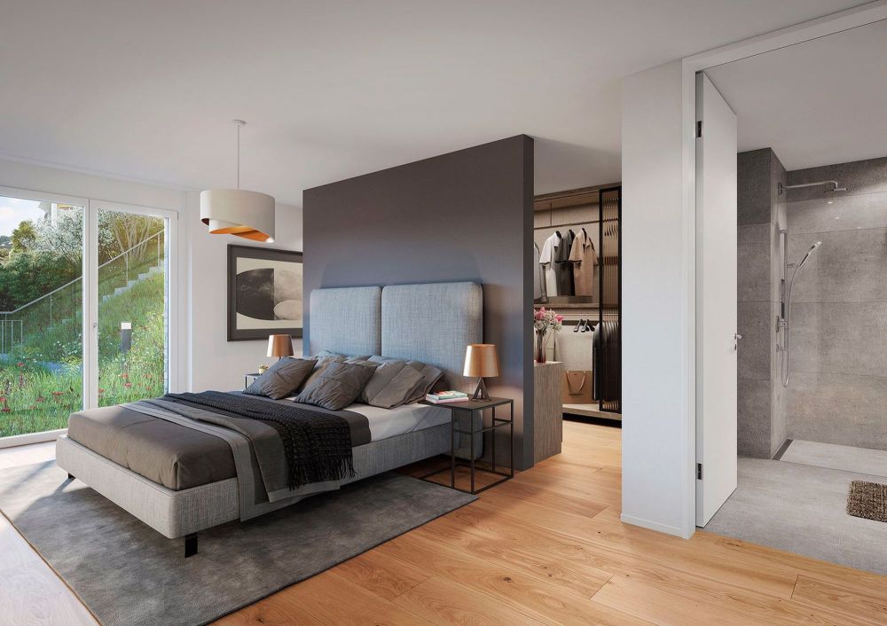 Luxuriöse 3.5 Zi.-Terrassenwohnung mit grandioser See- und Bergsicht - Bild 2