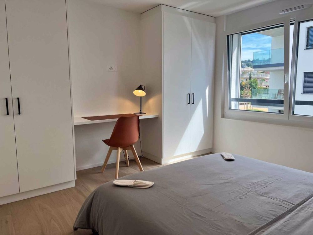 Ideal für Investoren – Schönes neues 2.5-Zimmer-Apartment - Chambre à coucher