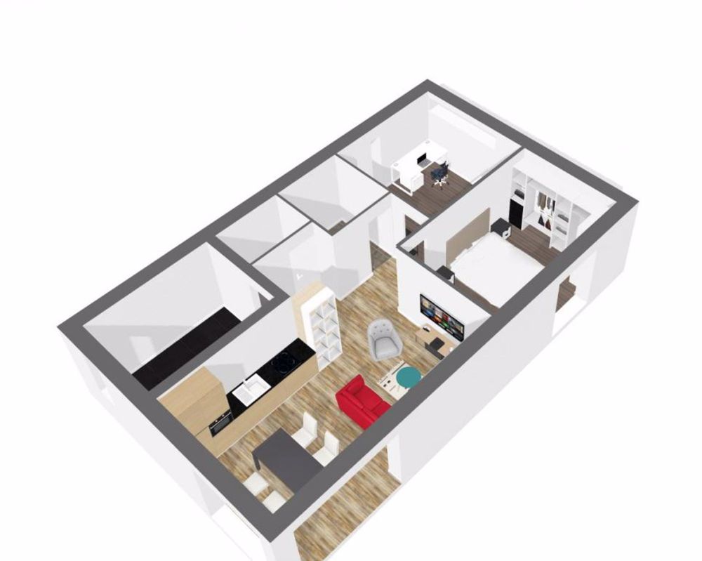 VENDU! quartier résidentiel & tranquille de Renens. Proche commodités - Des plans biens pensés -représentation non contractuelle-