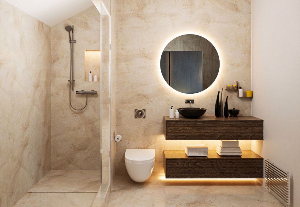 Neue Wohnungsrealisierung - exemple d'intérieur