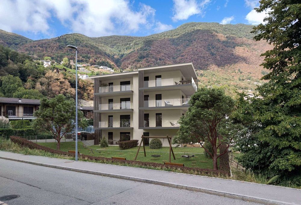 Dachgeschoss 3.5 Zimmer mit Dachterrasse in Vacallo - Bild 1