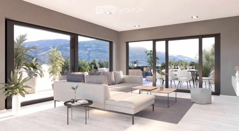 Moderne 4.5-Zimmer-Neubau-Wohnung mit Bergblick in Lalden - Bild 1