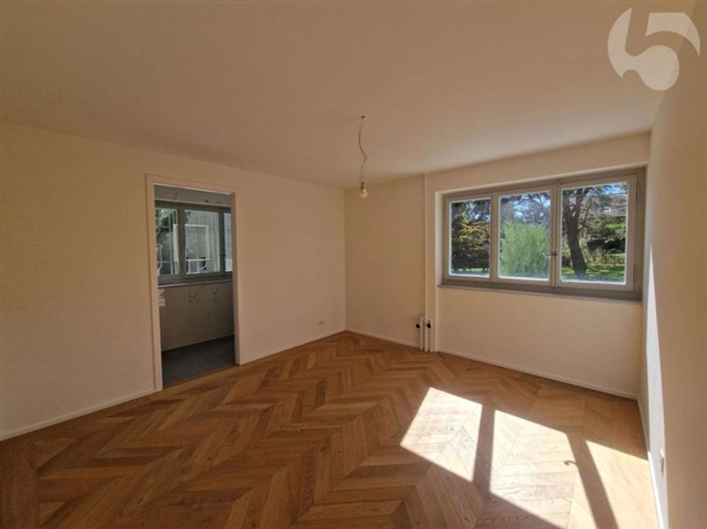 Herrliche Wohnung 3,5 Stück im Erdgeschoss einer Architektenvilla mit privatem Garten (Robotermäher, automatische Bewässerung) Station vor Ort. - Bild 8