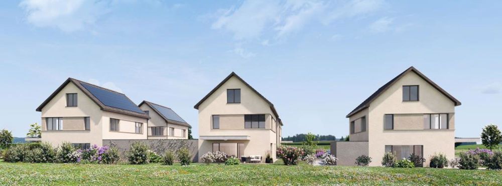 Moderne und grosszügige Einfamilienhäuser - 6EFH_Buch-bei-Frauenfeld_Aussen_K01_Final_02