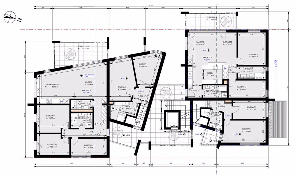 Nuovo appartamento con terrazza in zona tranquilla e strategica - Bild 8