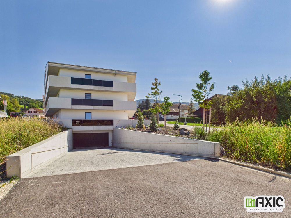 Rossemaison - Neuwertiges 3.5-Zimmer-Minergie-P-Apartment mit Balkon - Bild 3