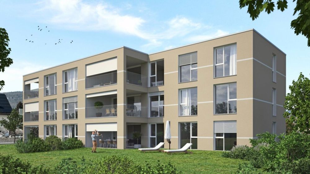 Toplage, ausgezeichnetes Raumprogramm, grosse Terrasse - Südfassade