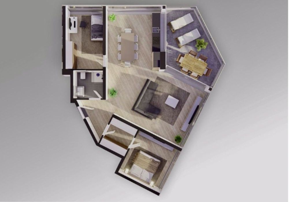 Moderne und helle 3,5-Zimmer-Wohnung in Romont - Bild 2