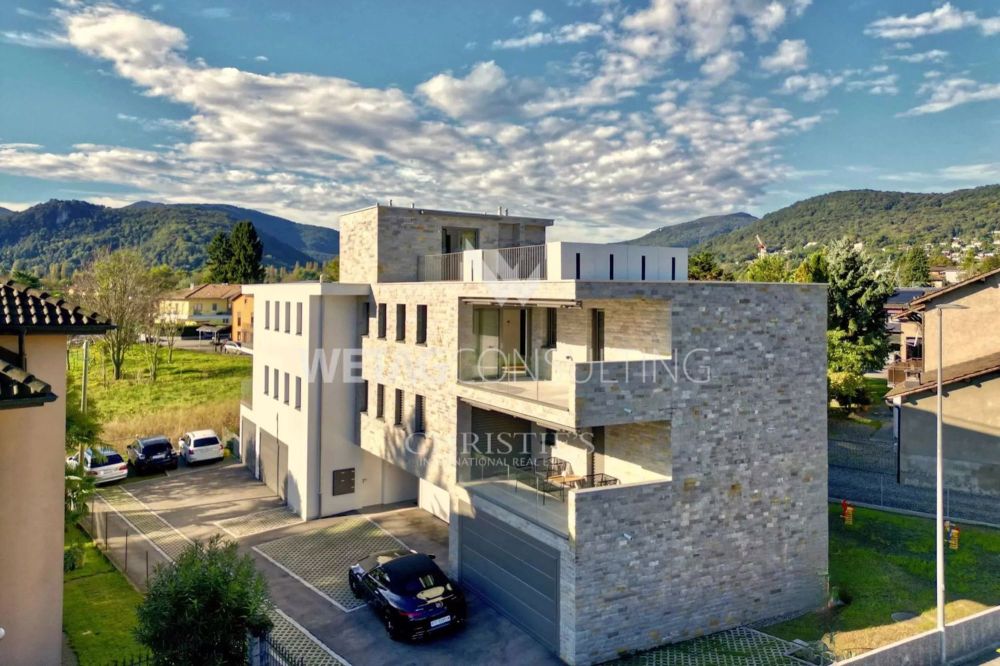 Lugano-Magliaso: modernes Penthouse mit grosser Dachterrasse & Seeblick zu verkaufen, auch als Zweitwohnsitz verfügbar - Bild 11