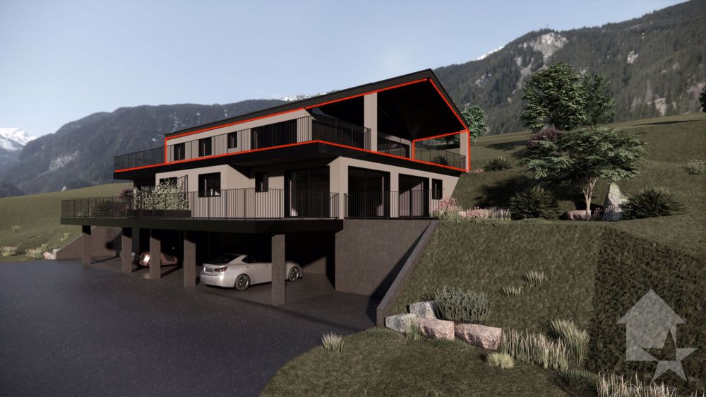 Dachgeschosswohnung mit 4.5 Zimmern in Veysonnaz mit Garten und 2 Parkplätzen - Bild 3