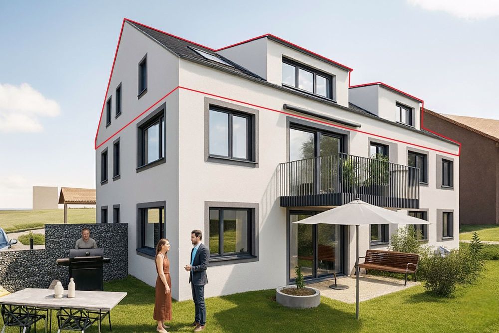 Neubauprojekt Bündtenstrasse mit fünf Wohnungen (Wohnung 5) - Visualisierung