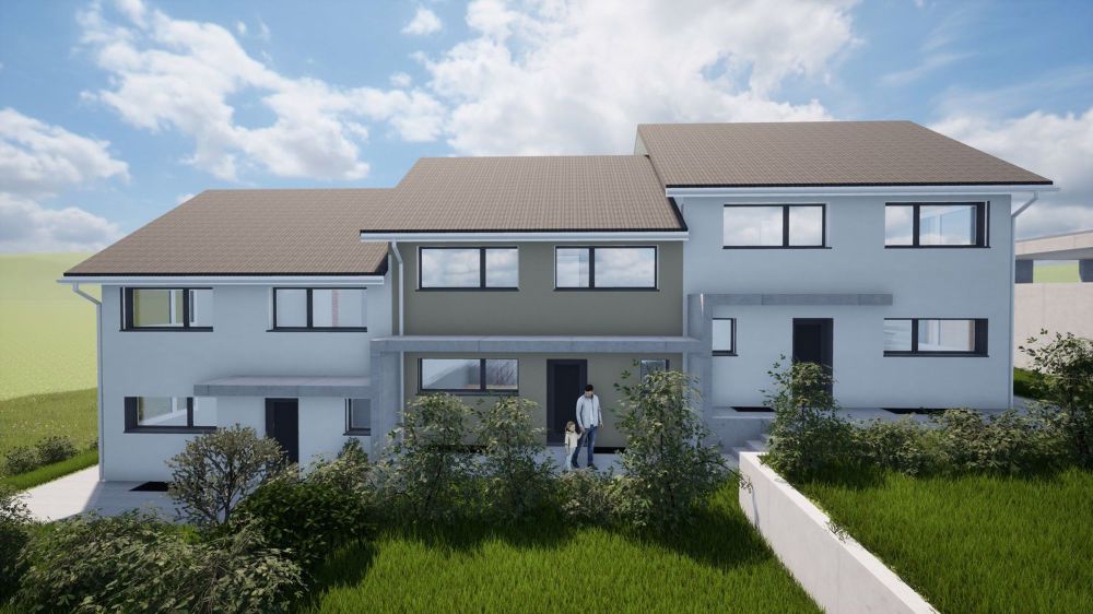 NEUBAU VIER DOPPELEINFAMILIENHÄUSER UND SECHS REIHENEINFAMILIENHÄUSER, NIEDERDORF - Bild 4