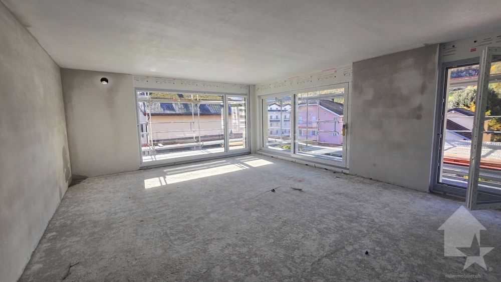 Collombey, 4,5 Zimmer in neuem Gebäude - Bild 2