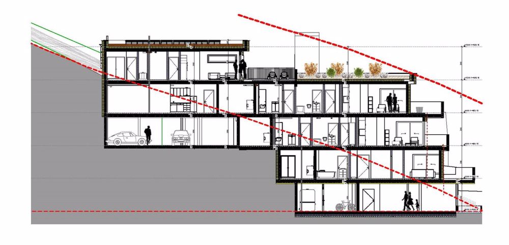 Moderne Studio im 3. Stock mit Balkon in Salins Sion - Bild 5