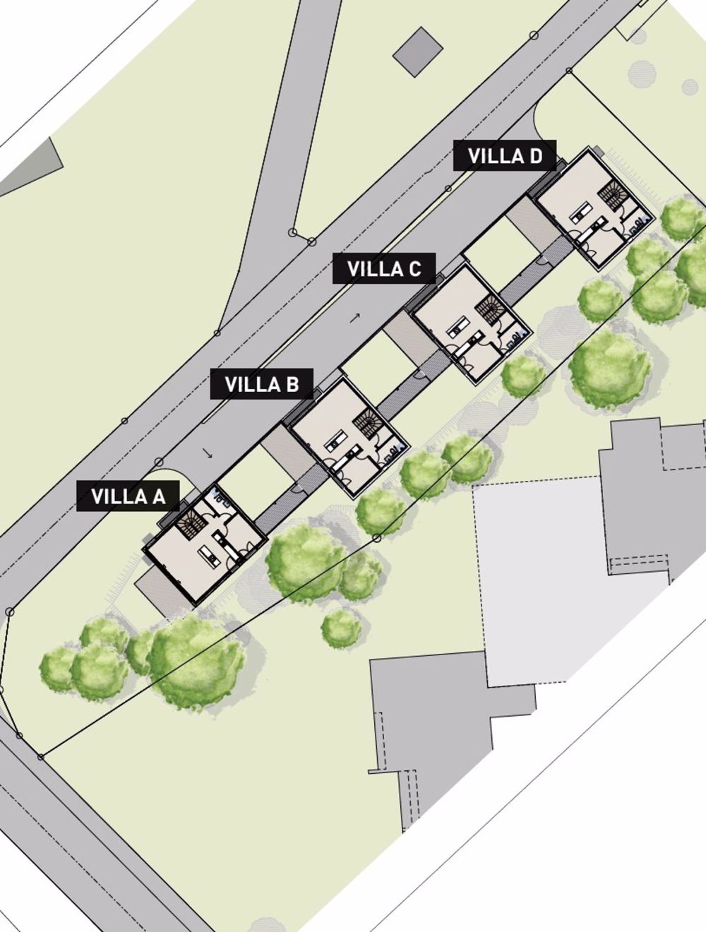 Villa contemporaine de 159 m2 util., 6,5pcs et 3 places de parc inclus. Lot D - Bild 3